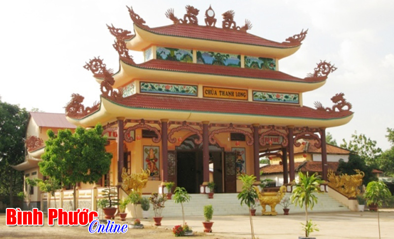 Chùa Thanh Long là nơi đặt trụ sở Ban trị sự Giáo hội Phật giáo tỉnh
